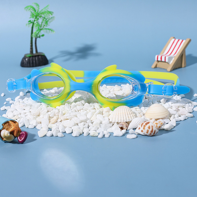 Gafas de Natación para Niños de Policarbonato Impermeables y Anti-empañamiento