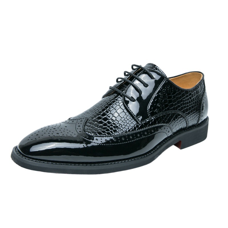Men's Genuine Leather Formal Shoes With Height Increase For Men_voghion.com