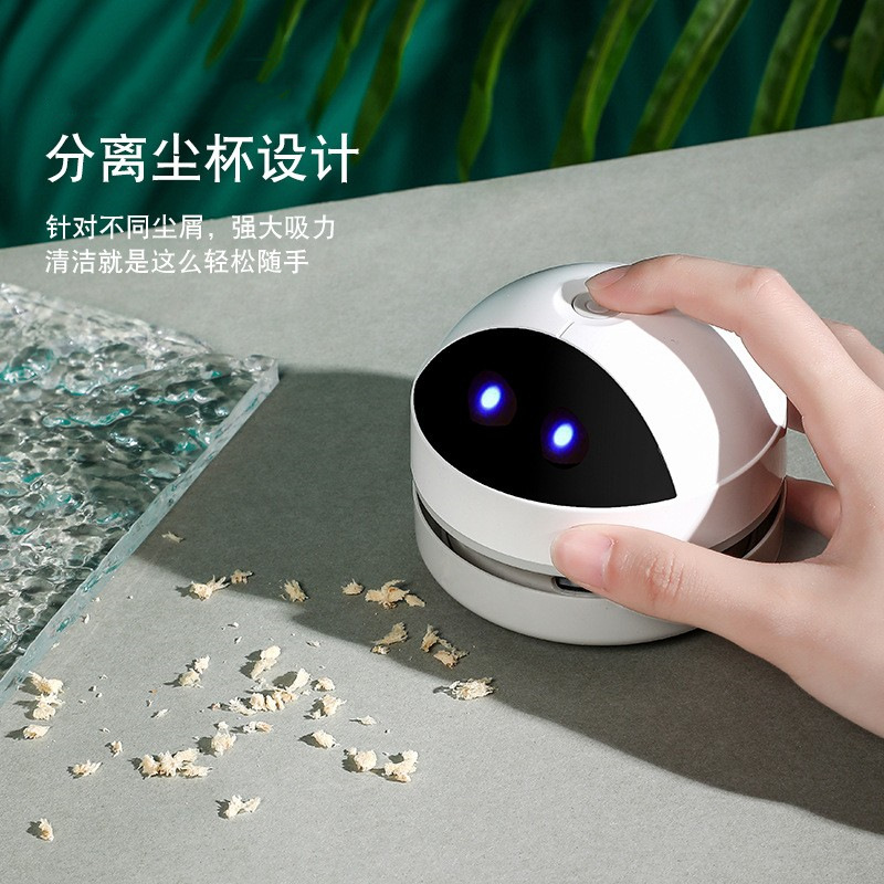 Portable Desktop Vacuum Cleaner to Absorb Eraser Shavings, Electric Student Eraser, Cross-Border Best-Selling Douyin Gift, Lightweight
