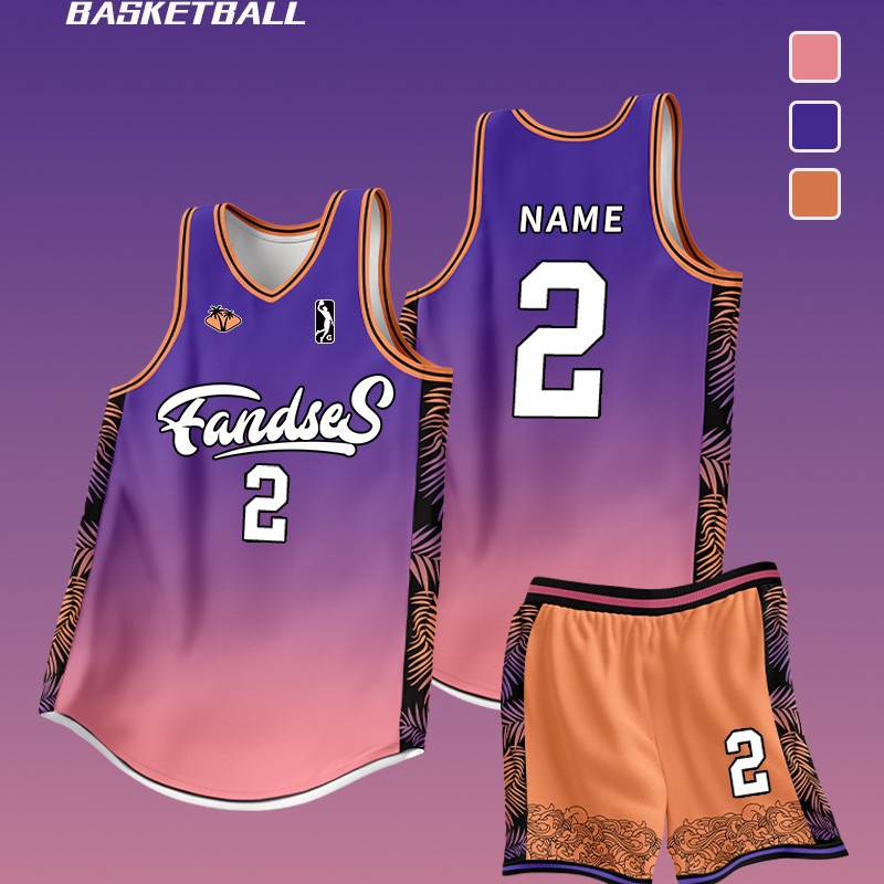Basketball Uniform Suit Men's Printed American Game Training Team Uniform Student Personalized Basketball Jersey Youth Vest Printing