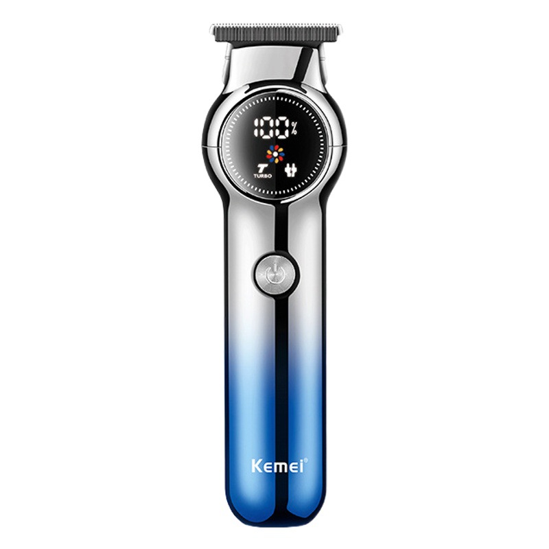 KEMEI pulvimetalurgia cabeza cortadora eléctrica tijeras de Peluquería nueva gran capacidad de larga duración cortadora de cabello