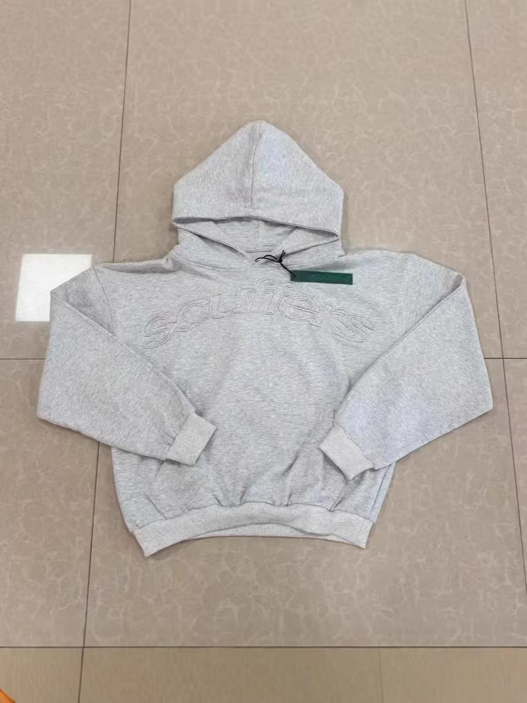 Sudadera con Capucha de Algodón, con Forro de Felpa, Estampada y Bordada, Corte Holgado