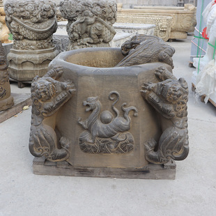 ��ʽʯ�񾮿ھ�Ȧˮ��̨��ʯ�¹ž��׾���ͥԺ���@�����b[��