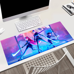 动画Kpop demon hunters猎魔女团鼠标垫40X90X0.3CM大号键盘垫