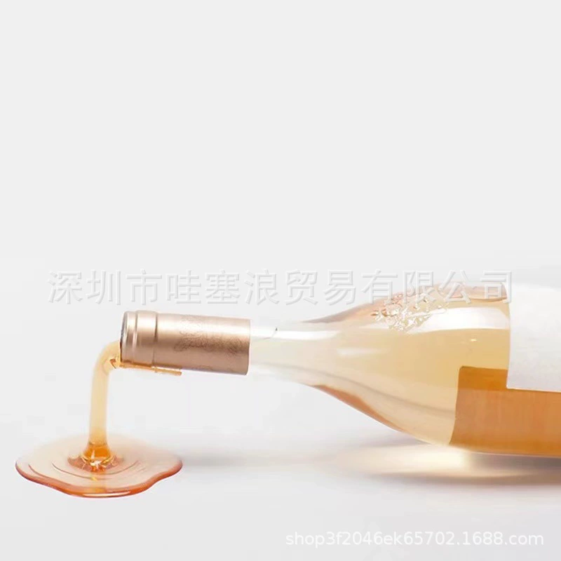 Spilled Wine Bottle Holder overflowing wine bottle rack display cabinet wine holder wine rack support