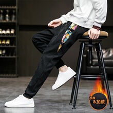 2021秋冬季加绒加厚灯芯绒九分长裤QT2026-053-P45