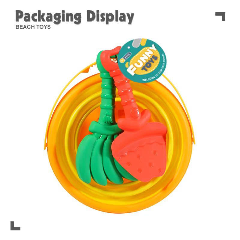 Goma suave para niños, playa junto al mar, herramientas de excavación de arena, juguetes, juego completo de juegos de agua, mercado mayorista, suministro de puestos