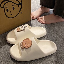 时尚卡通BB狗拖鞋女款室内居家居2404新款轻便软底凉拖鞋男式批发