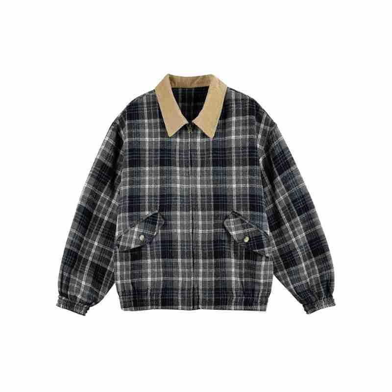 Autumn retro demi-season jacket
