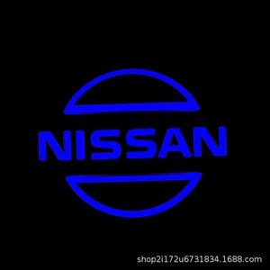 5D Nissan Avtomobil Loqosu İşıqlı LED Arxa Emblemi X-Trail, Patrol, Tiida, Livina, Duke üçün