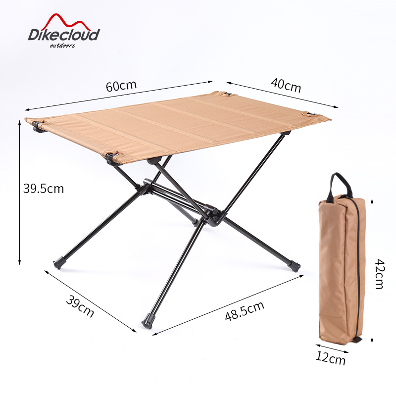 Aleación de aluminio mesa plegable y silla taburete barbacoa al aire libre camping picnic al aire libre Mesa portátil súper ligero mesa plegable