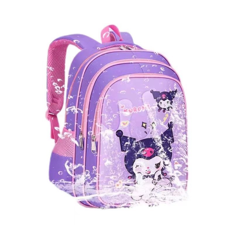 Mochila de hombro de gran capacidad para niños Kulomi mochila escolar para niños de jardín de infantes estudiantes de primaria Melody lindos dibujos animados mujeres