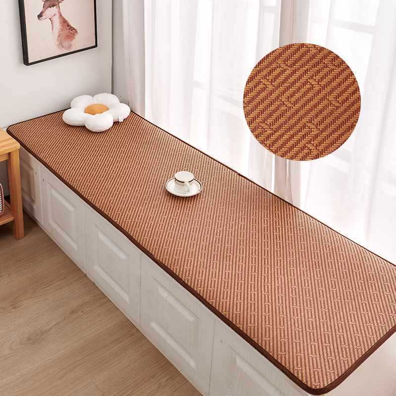 Balcón ventana flotante cojín de arroz se puede personalizar cojín de ventana flotante cojín de sillón de ventana cuatro estaciones engrosado nuevo dormitorio cojín de caña