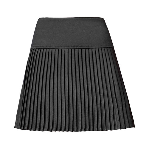 Woolen pleated skirt women's autumn and winter new high-waist slimming A-line fine pleated skirt winter thickened half-length skirt