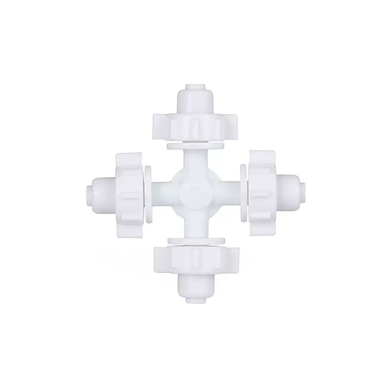 十字倒挂微喷折射旋转雾化喷头 农用降温加湿节水灌溉吊挂微喷