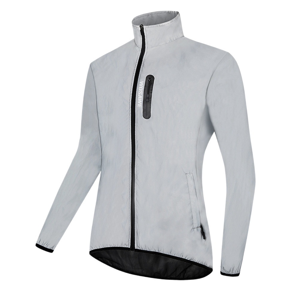 WOSAWE off-road bicicleta ciclismo deportes reflexivo completo noche corriendo a prueba de lluvia caliente cazadora chaqueta abrigo