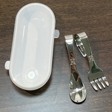 勺子叉子婴儿宝宝训练自主进食勺316不锈钢儿童吃饭餐具专用勺叉