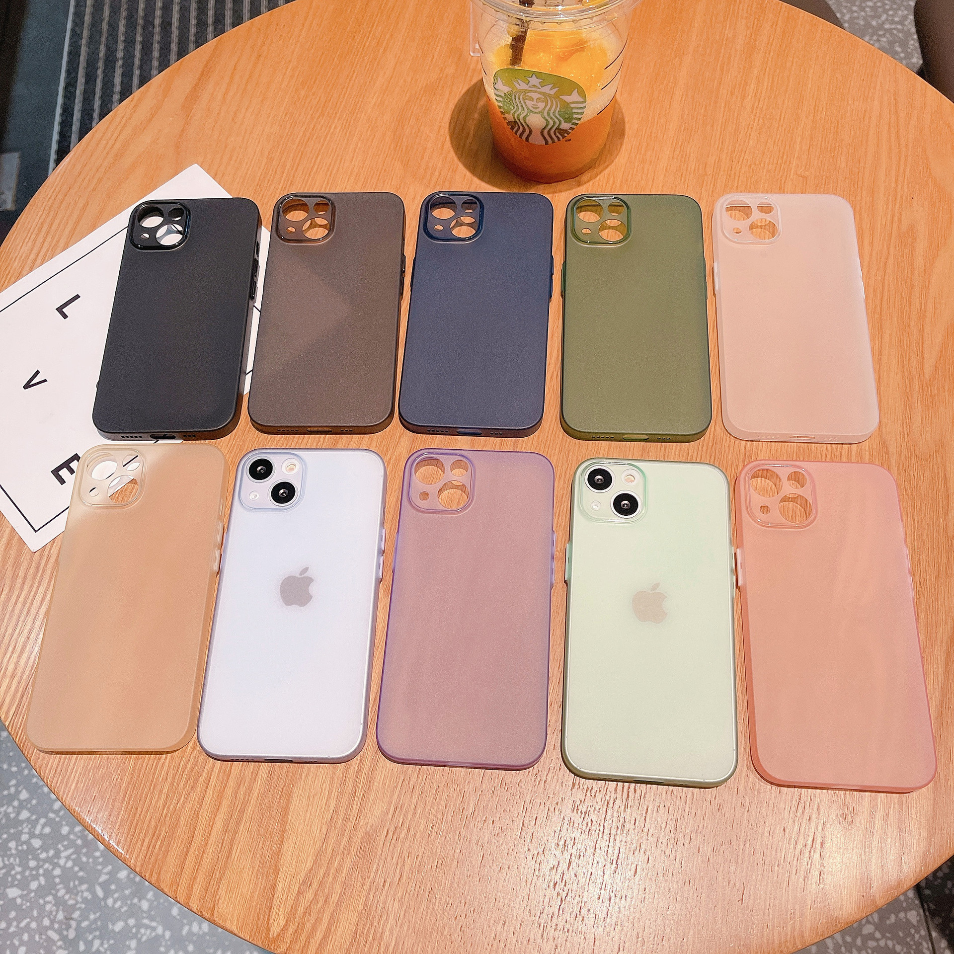Suitable for iPhone 17 Pro Ultra-Thin Matte Phone Case, Gold Apple 15 Heat Dissipation Fine Hole 14 Skin-Feel Protective Cover