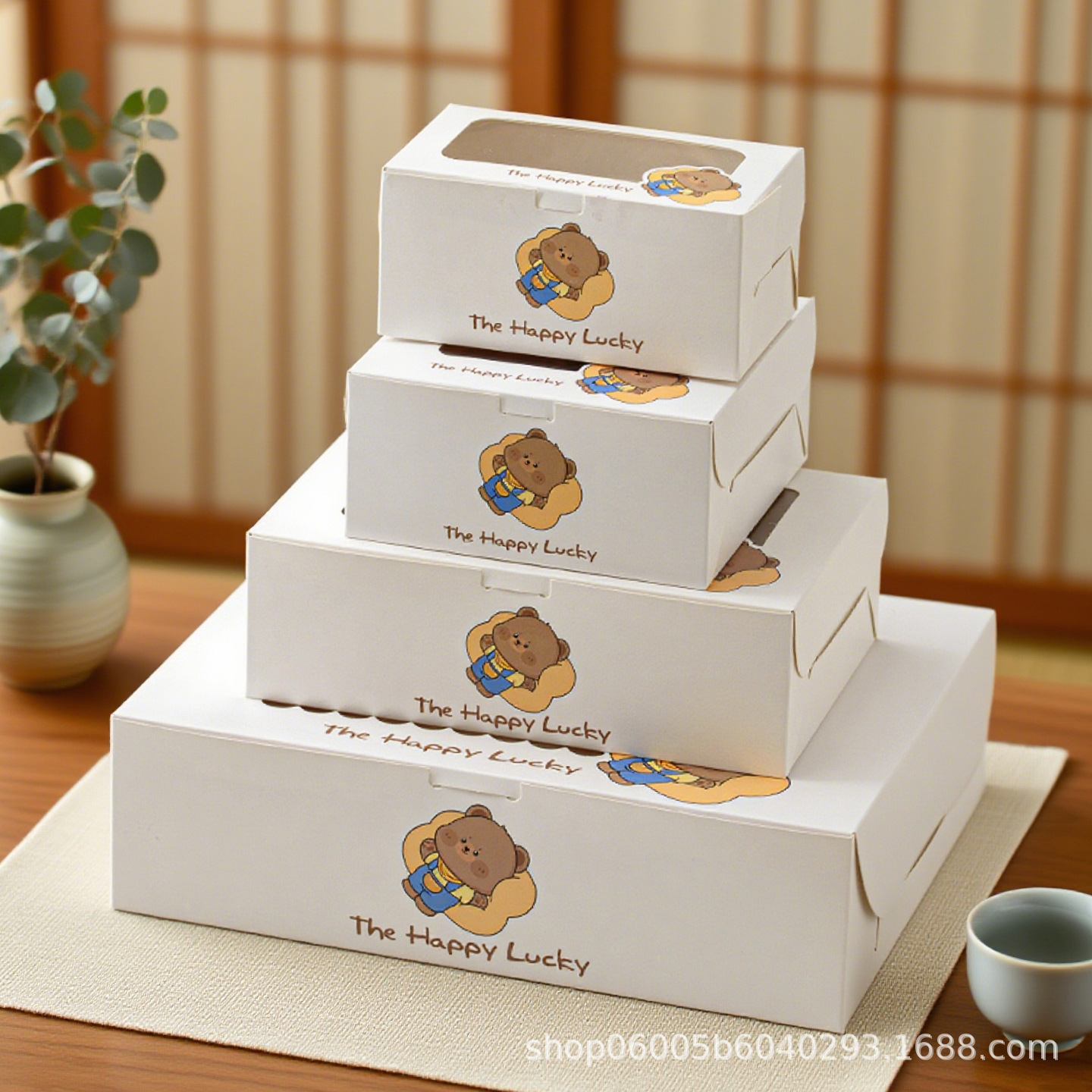 Caja de embalaje de cupcake, pastel de cupcake, postre horneado, muffin, ventana transparente, 2 / 4 / 6 / 12, caja de embalaje