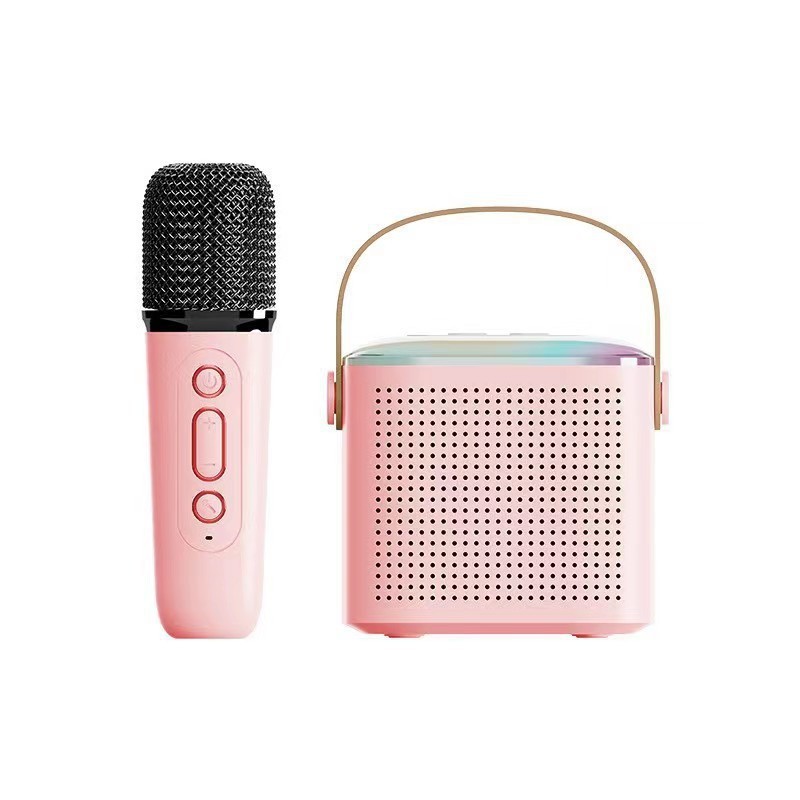Y1 ワイヤレス Bluetooth オーディオ マイク付き、雰囲気照明、子供用ワイヤレスマイク、オールインワンオーディオ、カラオケオーディオ、屋外用|undefined