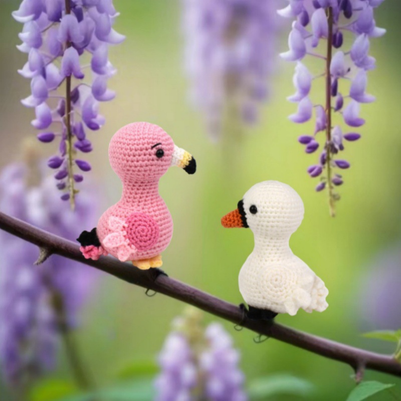 定 制 亚马逊TEMU新款英文DIY动物玩偶材料包套装手工 钩针材料包