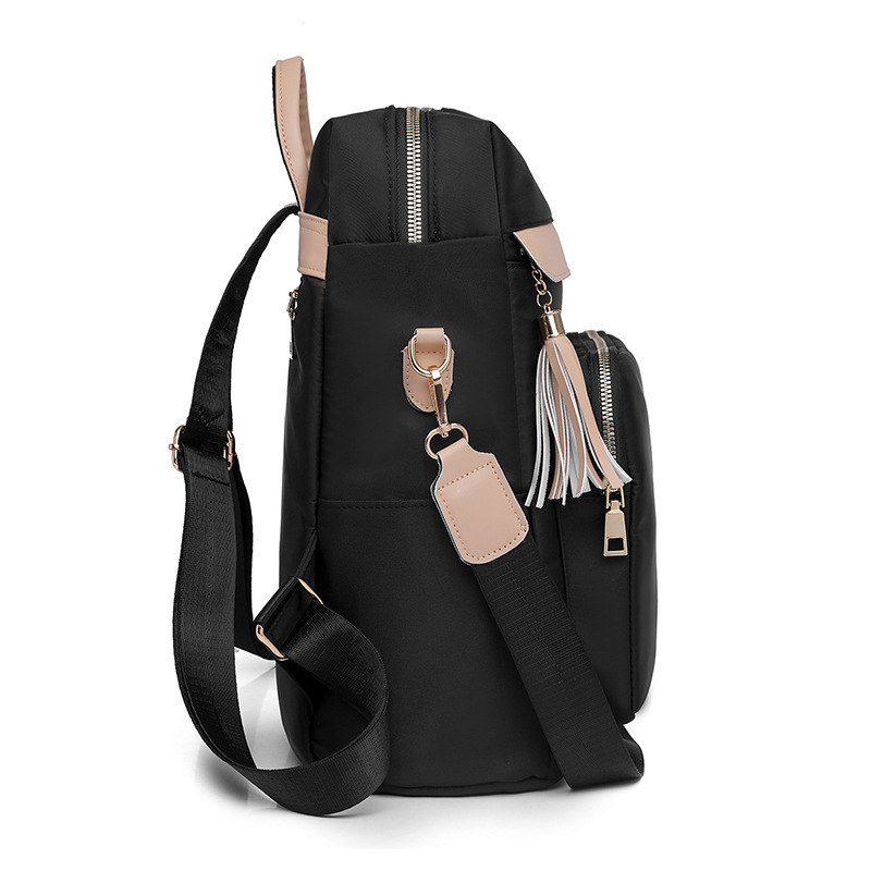 2023 verano nuevo estilo coreano damas tela Oxford mochila moda contraste color literario multifuncional mochila de un solo hombro marea