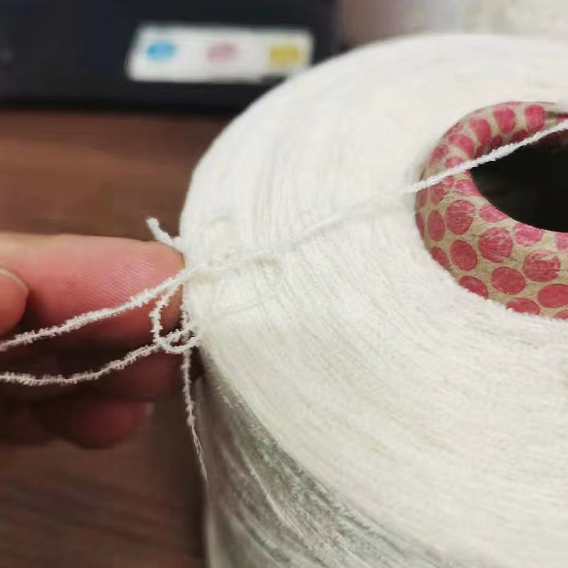 15公支纯棉雪尼尔纱线 机织针织毛衣雪尼尔合股环琔纺棉纱线