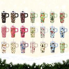 14盎司卡通圣诞万圣节系列保温杯不锈钢迷你手柄杯多色定制