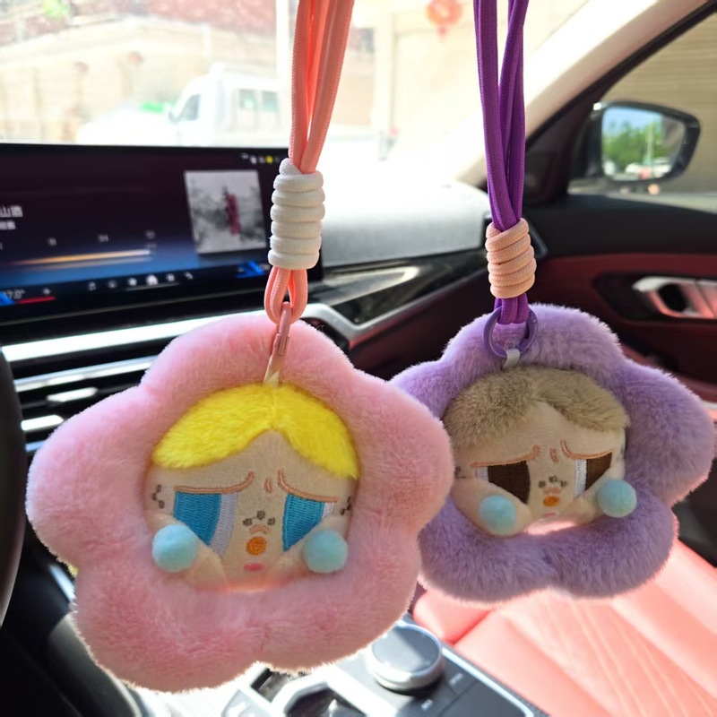 インターネット有名人 Dudu 女の子花ぬいぐるみペンダント醜いかわいい泣いている赤ちゃんバッグペンダントキーホルダーコンプ人形卸売|undefined