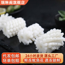 鱿鱼花新鲜冷冻目鱼花现切鱿鱼卷海鲜火锅食材海鲜水产商用批发