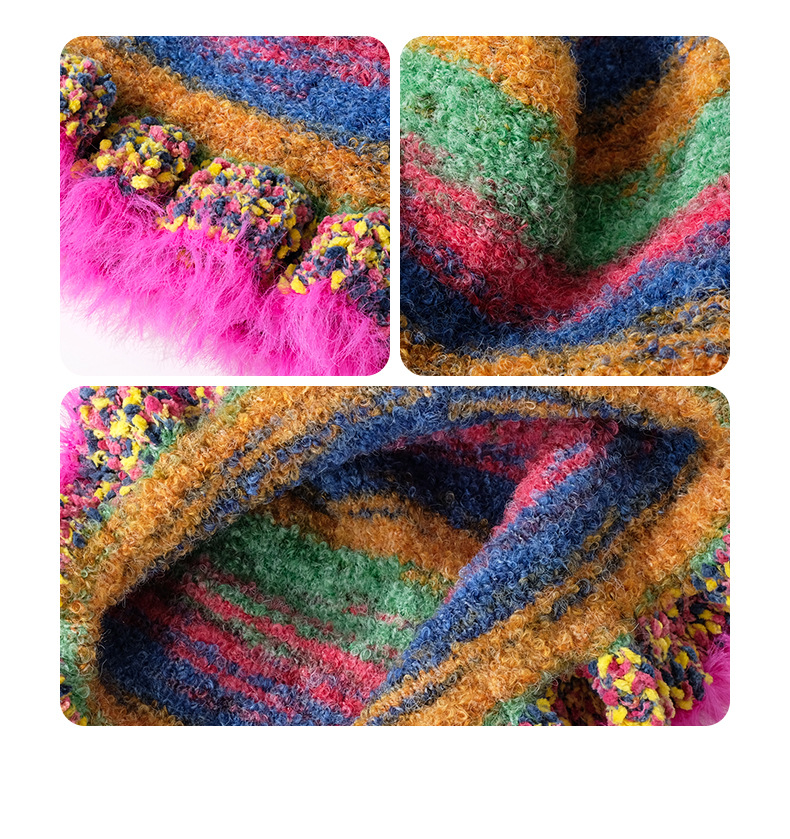 Cappello da pescatore nuovo per autunno e inverno, carino, colore misto, in maglia di lana calda e intrecciata_voghion.com