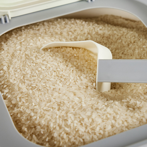 Rice bucket simple home kitchen food-grade sealed insect-proof and moisture-proof rice bucket box portable rice flour bucket rice cylinder