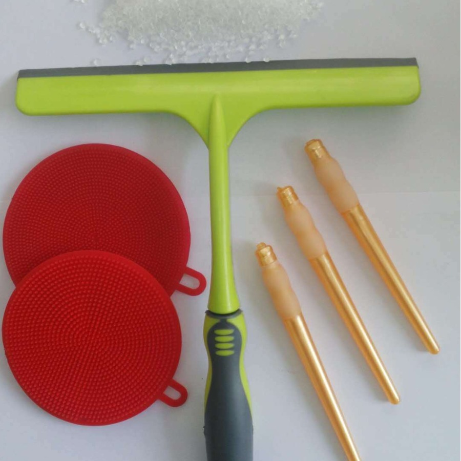 热塑性弹性体TPE颗粒料用于生产清洁用品、文具玩具、卫浴等产品