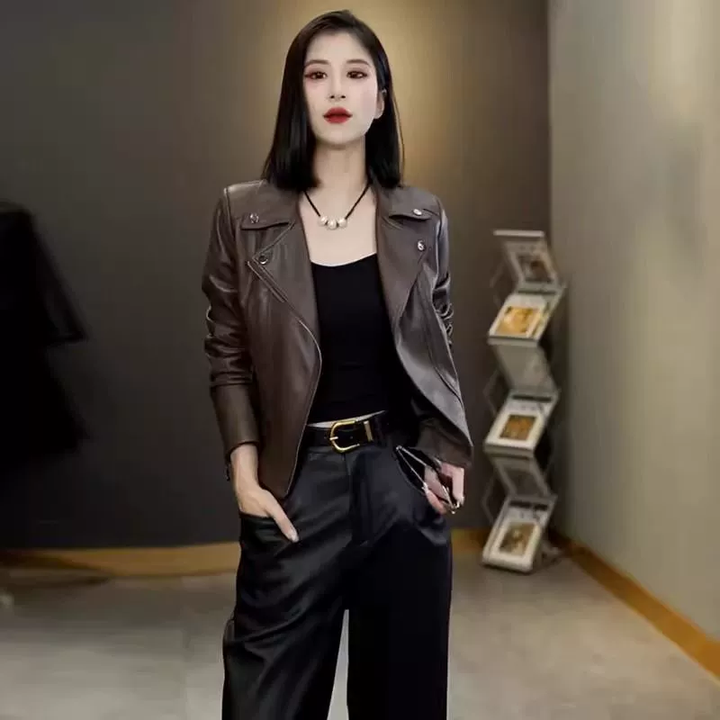 Autumn fitted jacket, plus size, western style