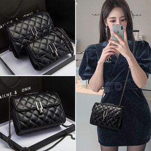 Brand universal shoulder bag with diamond pattern, one-shoulder bag, small bag, Chanel style, chain bag