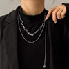 South Korean fashionable goods, chain, design necklace hip-hop style, simple and elegant design, internet celebrity, trend of season