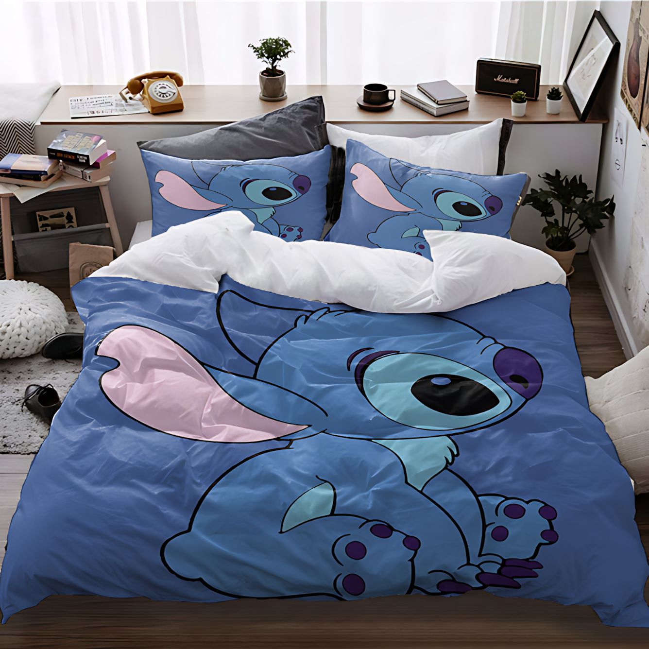 TEMU / JIT Amazon Cute Studdie Pattern HD Digital Printed Edredon Kit para hacer