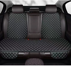 small waist five-seat seat cushion: Seat cushion, seat cover - leather-four-corner-star-black-and-white-small-waist-back-row