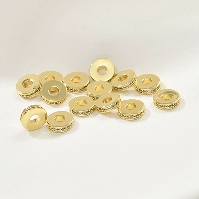 Hole Wheel Beads Beaded diy – Zərgərlik ara hissələri