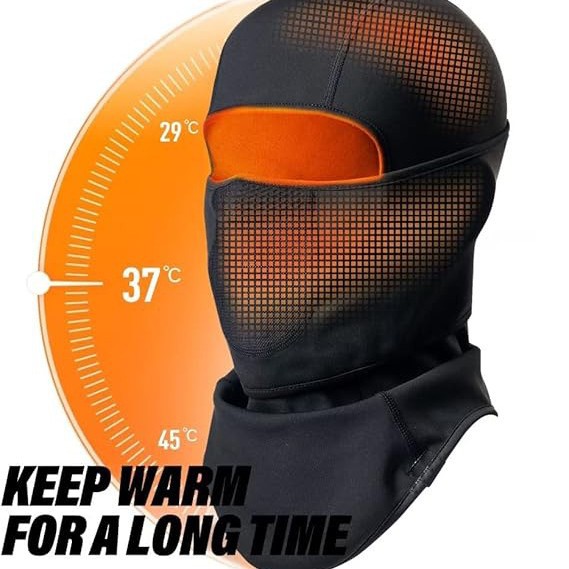 Cross-Border Winter Ski Hood Cycling Outdoor Windproof Composite Warm Breathable Mask Source Factory Cold Protection