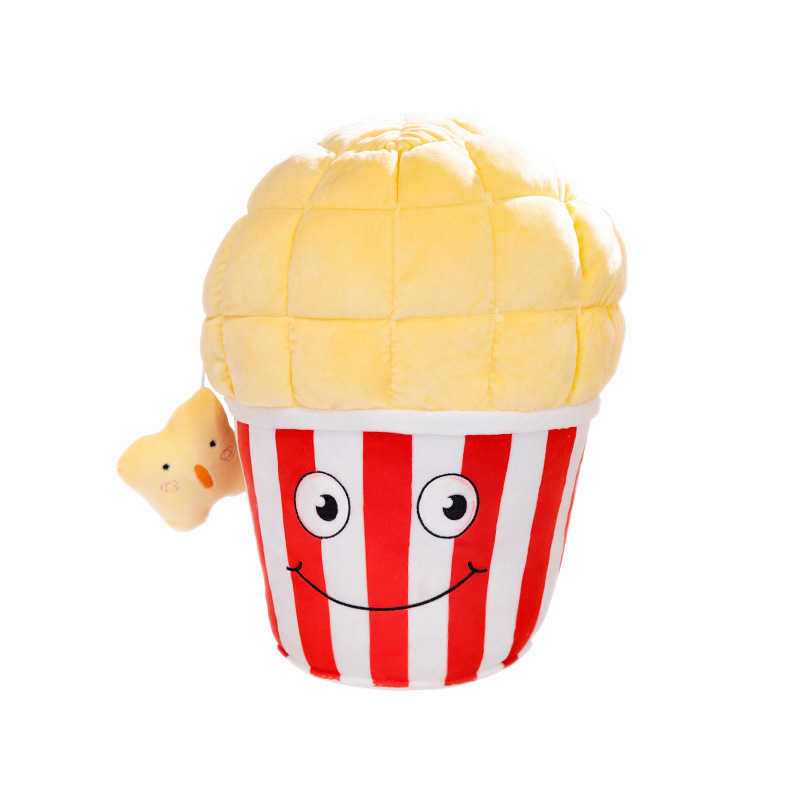 Internet popularidad palomitas de maíz juguetes de peluche aperitivos almohada muñecas chicas muñecas creativas regalos de cumpleaños