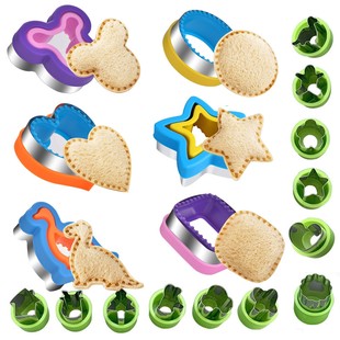 Sandwich Cutter Pocket Mold Cartoon Bread Mold Toast Cutting Mold Stainless Steel Cookie Mold