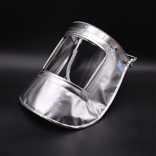 Manufacturer of high temperature resistant mask steel factory aluminum factory smelting and casting PC labor protection protective mask aluminum foil heat insulation protective mask