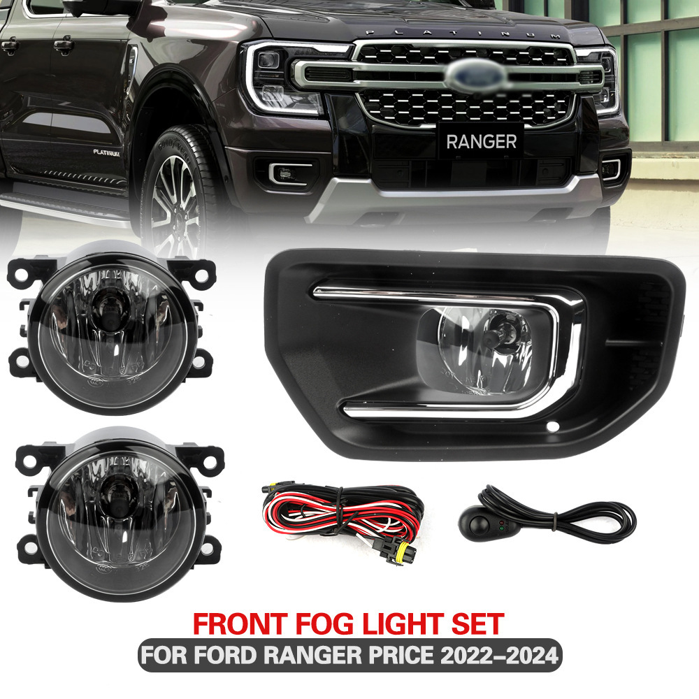 Aplicable a Ford 22 / 23 / 24 Ranger Ranger Asamblea de lámpara de niebla delantera de luz diurna halógeno image 1