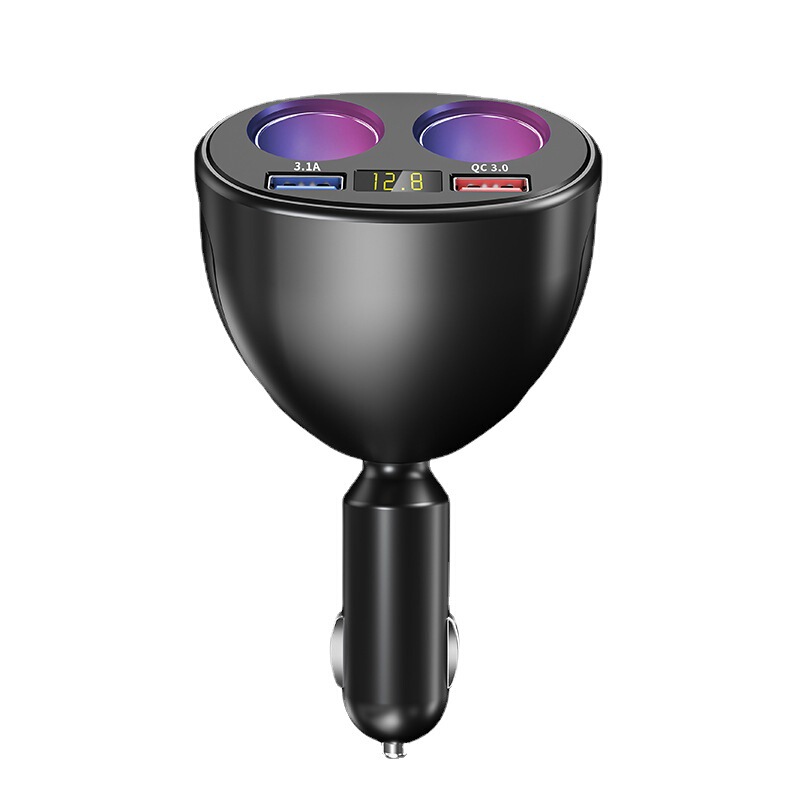 Cross-border car mp3 player cigarette lighter to usb digital display car charger fast charging mobile phone 1 Drag 2 car charger Cross-border car mp3 player cigarette lighter to usb digital display car charger fast charging mobile phone 1 Drag 2 car charger