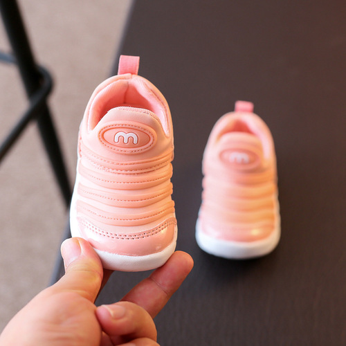 Autumn and winter new style baby caterpillar shoes for boys and girls 1-6 years old and 3 children's breathable toddler shoes trend wholesale