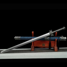 秦王剑龙泉市汉剑镇宅宝剑风云剑花纹钢唐横刀剑防身冷兵器未开刃