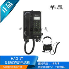 华雁船用壁挂式HAG-1T头戴带耳机自动电话机IP44双音屏按键式正品