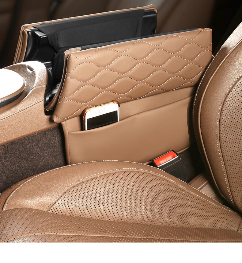 Suitable for Mercedes-Benz Armrest Box Protective Pad, Heightening Pad Cover, Mercedes E300L C2600L Decoration, 23Glc300L Accessories