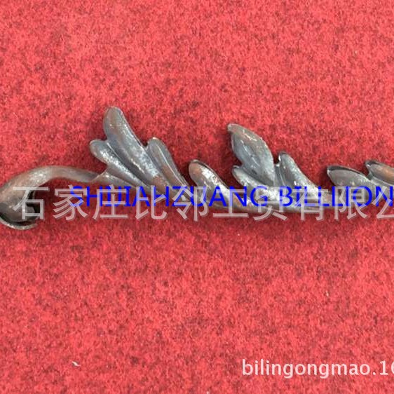 铁艺楼梯花叶配件  铁艺配件  铁艺厚花叶 石家庄比邻工贸